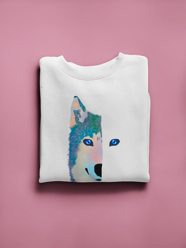 Wolf's Half Face Hoodie or Sweatshirt -SPIdeals Designs