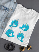 Cute Narwhals T-shirt -SPIdeals Designs