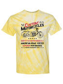 Custom Motorcycles Tie Dye Tee -SPIdeals Designs