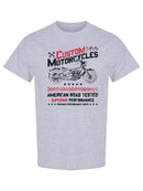 Custom Motorcycles T-shirt -SPIdeals Designs