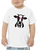 Cow With Glasses T-shirt -SPIdeals Designs