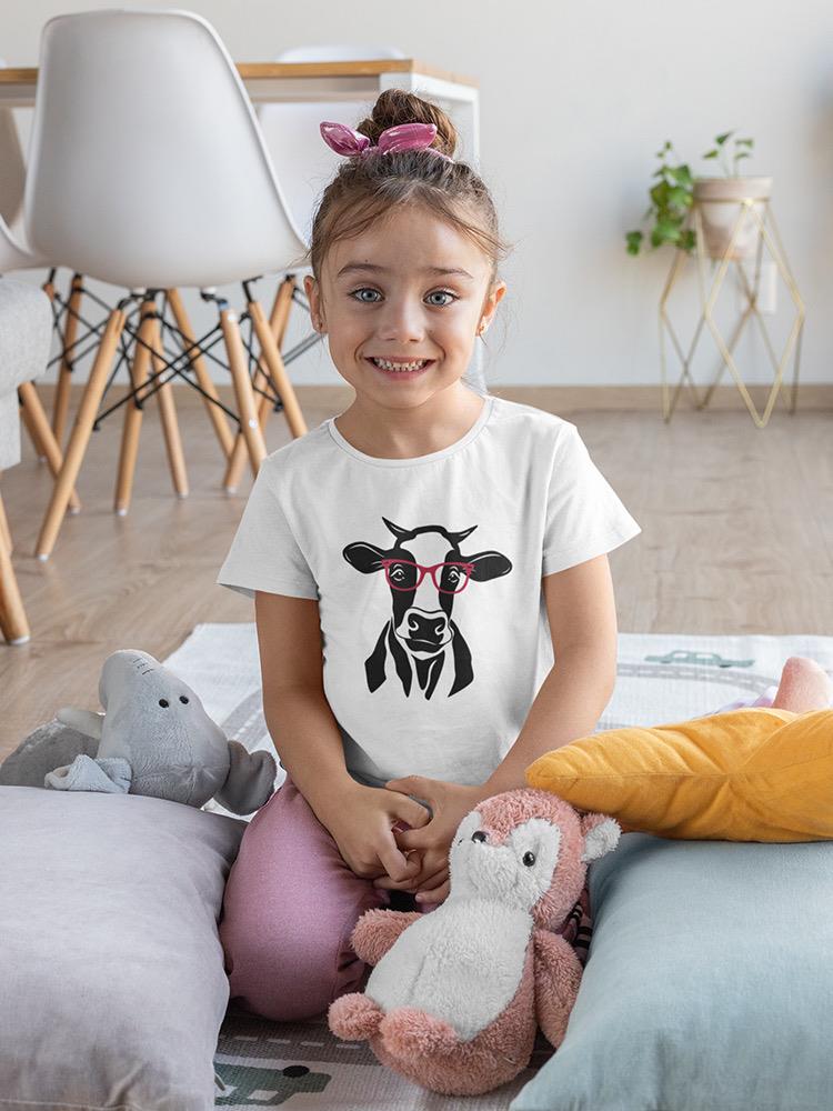 Cow With Glasses T-shirt -SPIdeals Designs