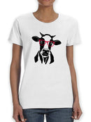 Cow With Glasses T-shirt -SPIdeals Designs