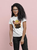 Dog With A Crown. T-shirt -SPIdeals Designs