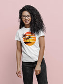 Palms In The Sunset T-shirt -SPIdeals Designs