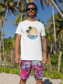 Summer Beach Art T-shirt -SPIdeals Designs