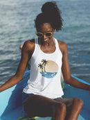 Summer Beach Art Racerback Tank -SPIdeals Designs