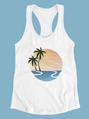Summer Beach Art Racerback Tank -SPIdeals Designs