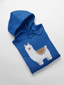 Cute And Happy Llama Hoodie -SPIdeals Designs