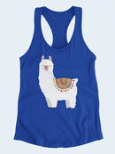 Cute And Happy Llama T-shirt -SPIdeals Designs