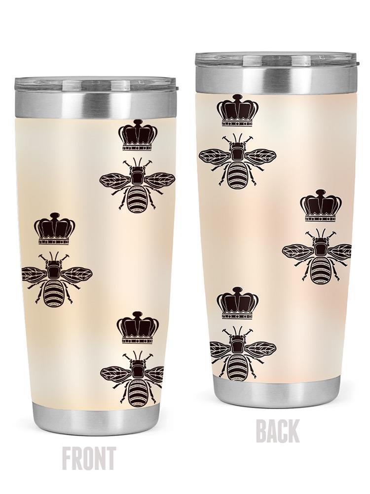 Bees And Crowns Tumbler -SPIdeals Designs