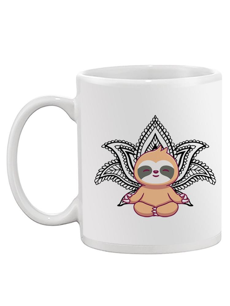 Meditating Sloth. Mug -SPIdeals Designs