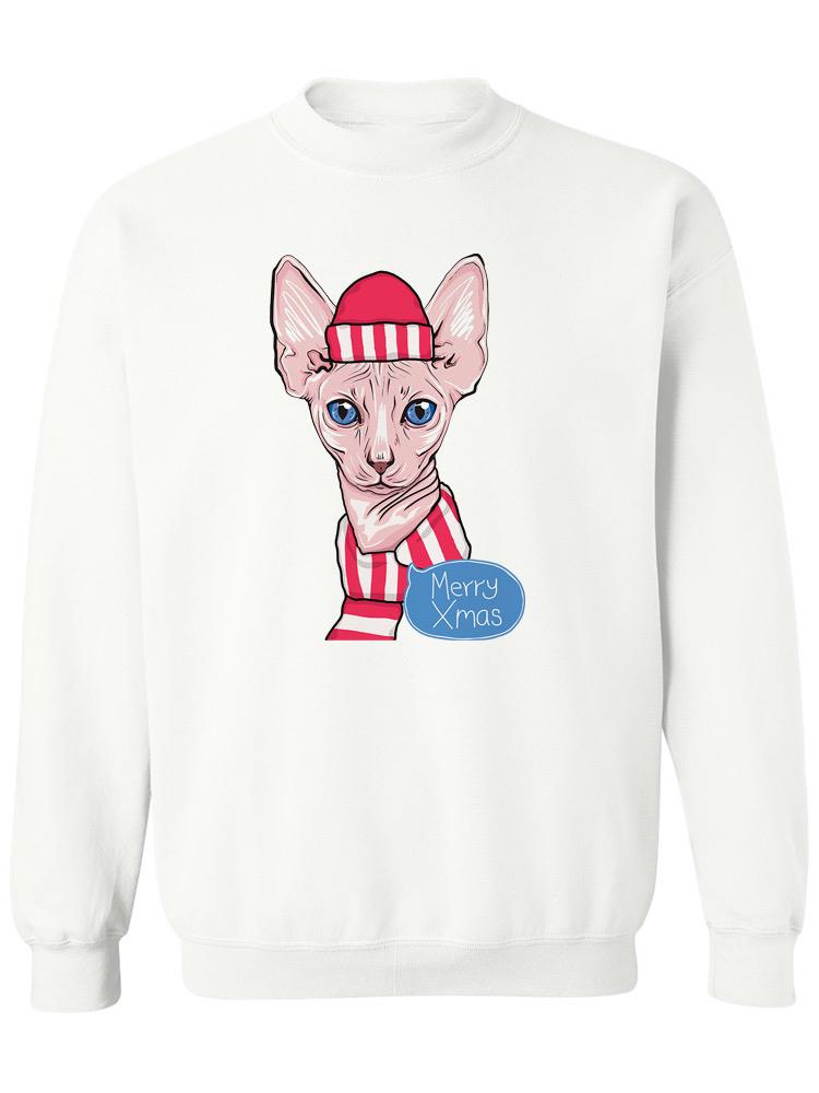 Merry Xmas Sphynx Cat Hoodie or Sweatshirt -SPIdeals Designs
