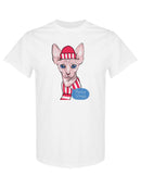 Merry Xmas Sphynx Cat T-shirt -SPIdeals Designs