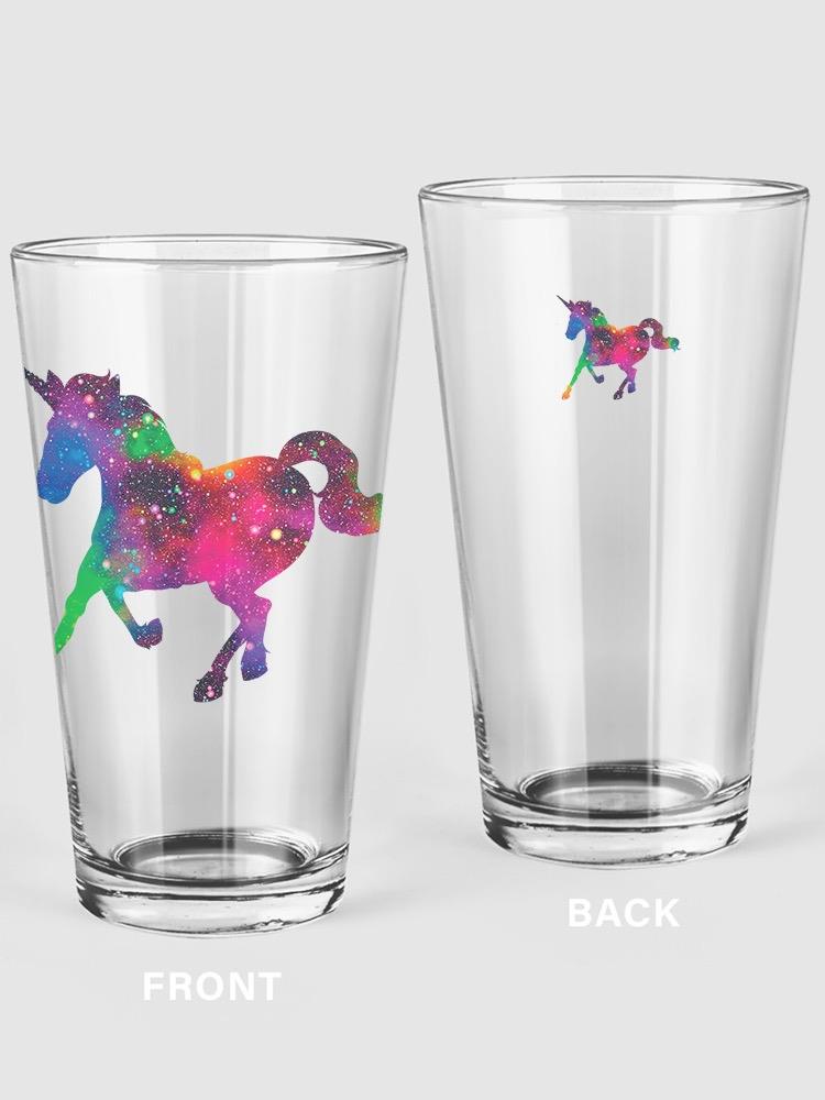 Galaxy Unicorn Pint Glass -SPIdeals Designs