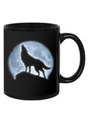 Wolf Howling In Moon Mug -SPIdeals Designs