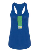 Cute Cactus Kitten Racerback Tank -SPIdeals Designs