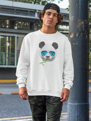 Cool Panda With A Leaf Hoodie or Sweatshirt -SPIdeals Designs