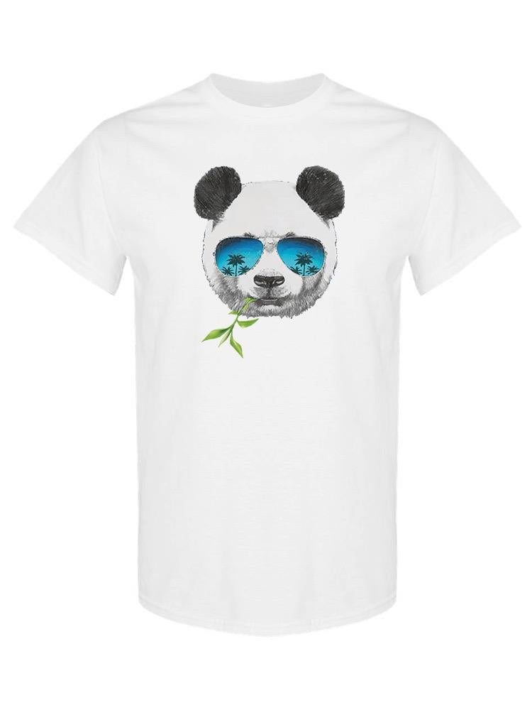Cool Panda With A Leaf T-shirt -SPIdeals Designs