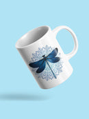 Dragonfly And Pattern Mug -SPIdeals Designs
