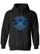 Dragonfly And Pattern Hoodie -SPIdeals Designs