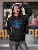Dragonfly And Pattern Hoodie -SPIdeals Designs