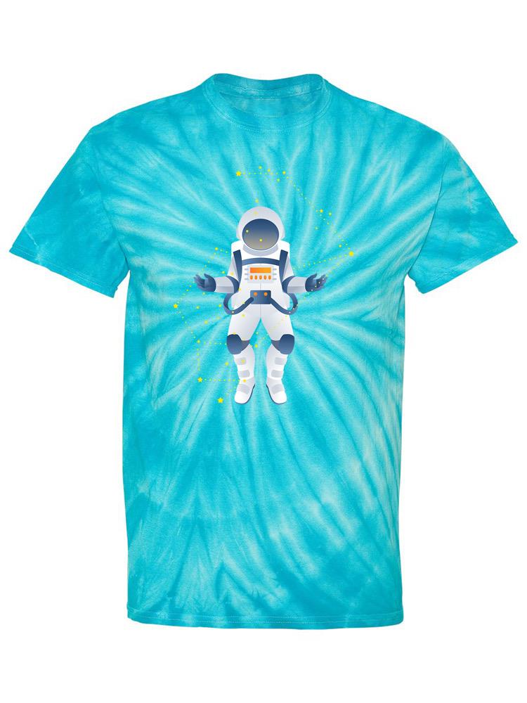 An Astronaut In Space Tie Dye Tee -SPIdeals Designs
