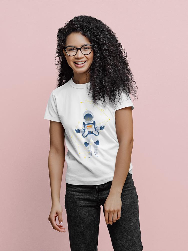 An Astronaut In Space T-shirt -SPIdeals Designs