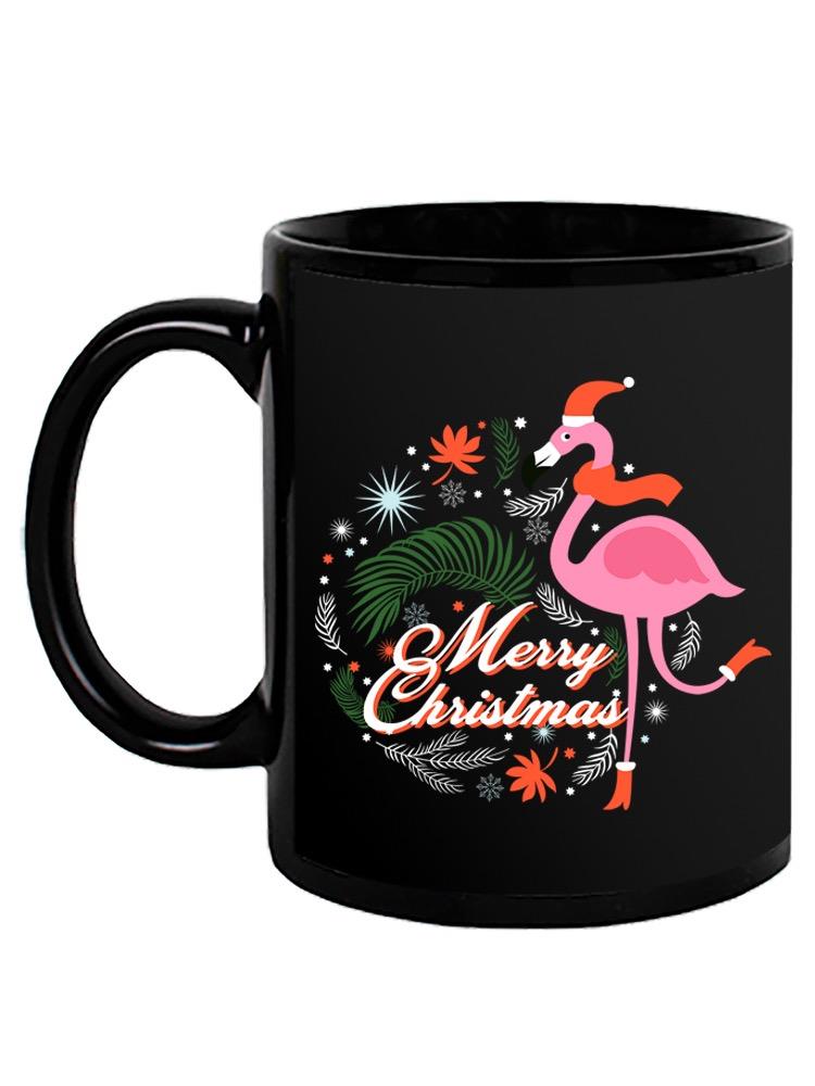 Christmas With Flamingo Mug -SPIdeals Designs