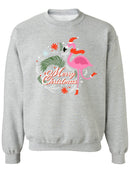 Christmas With Flamingo Hoodie or Sweatshirt -SPIdeals Designs