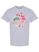 Christmas With Flamingo T-shirt -SPIdeals Designs