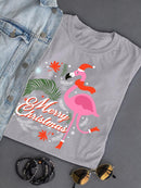 Christmas With Flamingo T-shirt -SPIdeals Designs