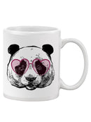 Panda With Heart Glasses Mug -SPIdeals Designs