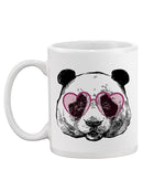Panda With Heart Glasses Mug -SPIdeals Designs