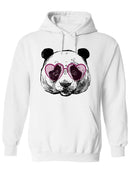 Panda With Heart Glasses Hoodie -SPIdeals Designs