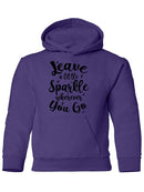 Leave A Little Sparkle Hoodie -SPIdeals Designs