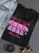 Beach Club Party Time T-shirt -SPIdeals Designs