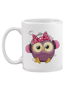 Owl With Headphones Mug -SPIdeals Designs