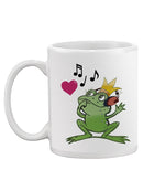 Frog With Headphones Mug -SPIdeals Designs