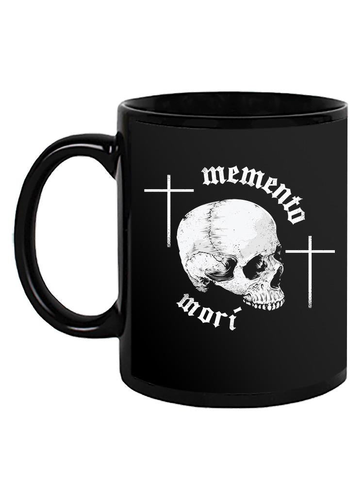 Memento Mori Skull Mug -SPIdeals Designs