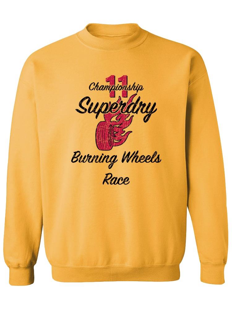Burning Wheels Race Hoodie or Sweatshirt -SPIdeals Designs