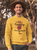 Burning Wheels Race Hoodie or Sweatshirt -SPIdeals Designs