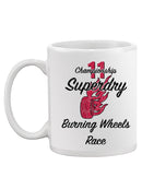 Burning Wheels Race Mug -SPIdeals Designs