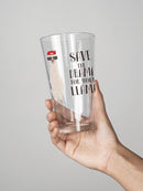 Save The Drama For Your Llama! Pint Glass -SPIdeals Designs