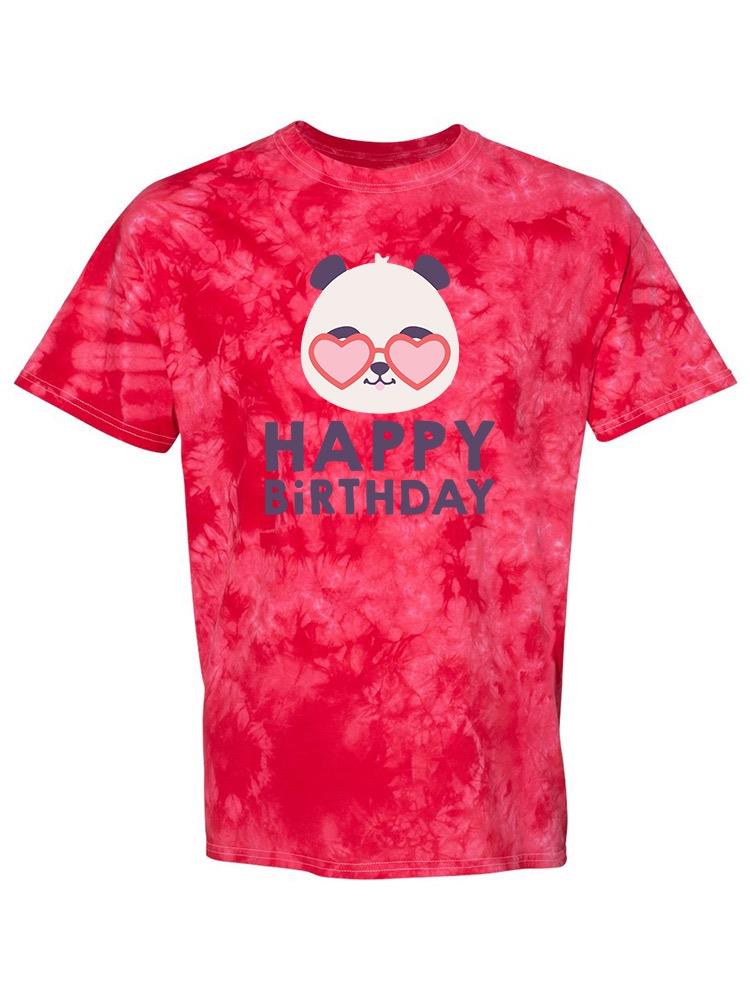 Happy Birthday Panda. Tie Dye Tee -SPIdeals Designs