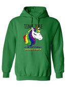Time To Be A Unicorn Hoodie or Sweatshirt -SPIdeals Designs