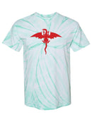 Flying Fire Dragon Tie Dye Tee -SPIdeals Designs