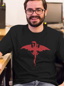 Flying Fire Dragon T-shirt -SPIdeals Designs