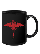 Flying Fire Dragon Mug -SPIdeals Designs