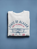 Alaska Plane Sweatshirt -SPIdeals Designs